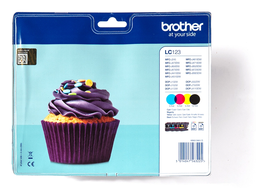 Brother Ink LC 123 Rainbow-Pack RainbowPack