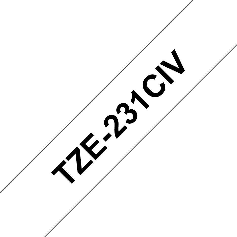 BROTHER TZE231 label tape cassette 12mm