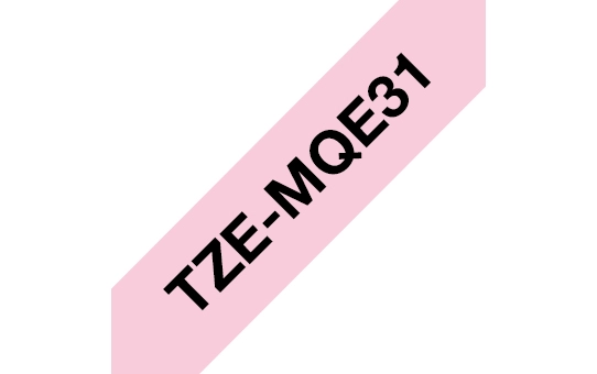 Brother TZEMQE31 label-making tape Black on