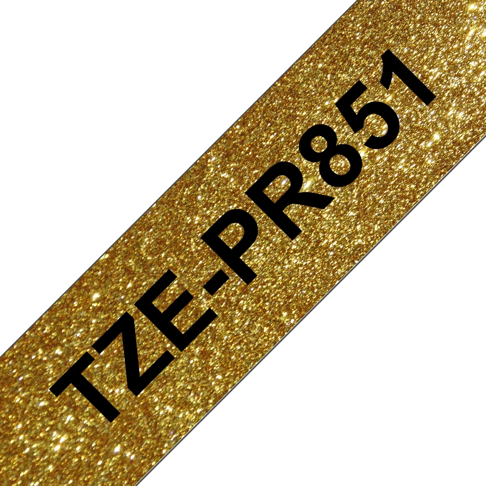 Brother TZE-PR851 label-making tape Black on
