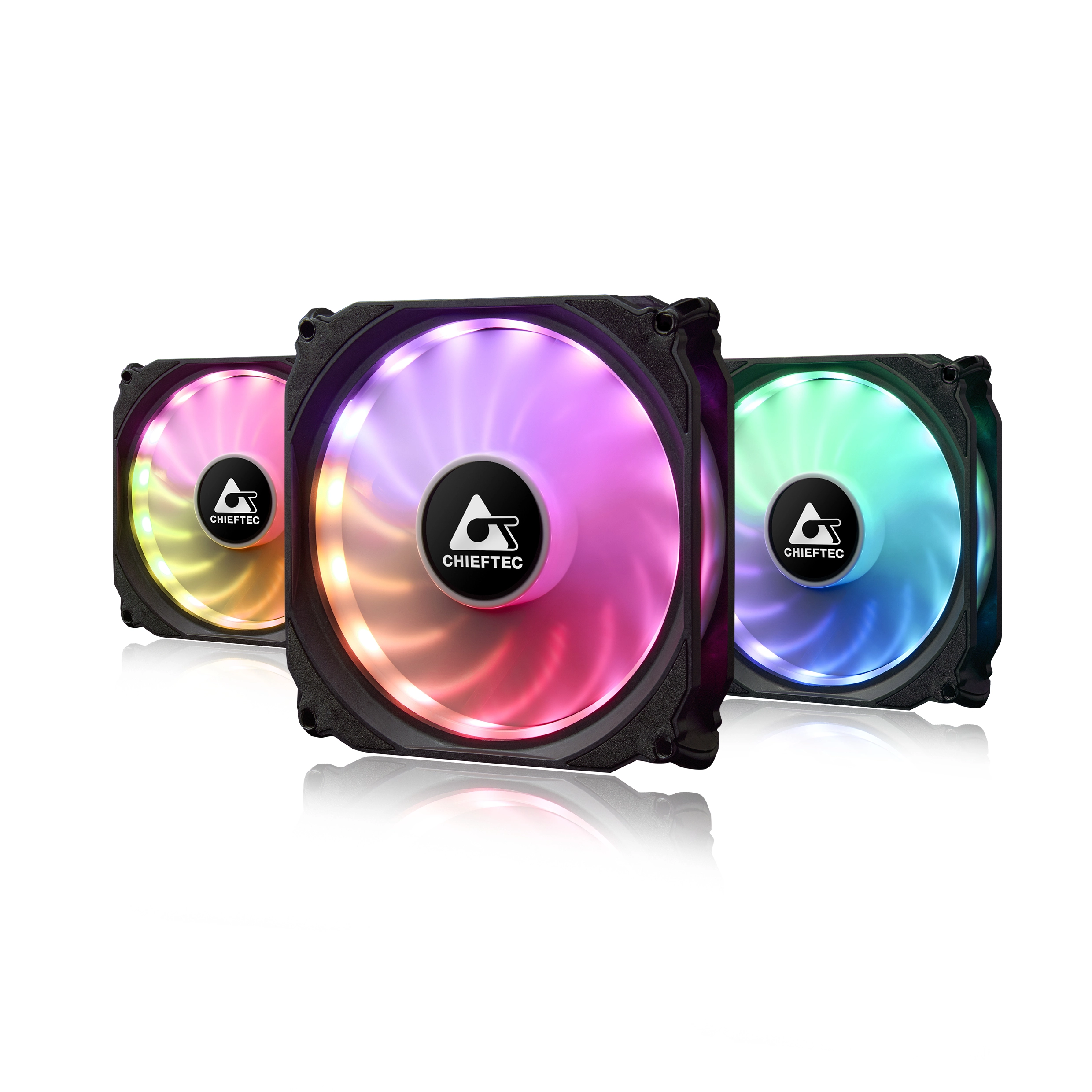 Chieftec Lufter 120mm TORNADO CF-3012-RGB(3rd Set/incl