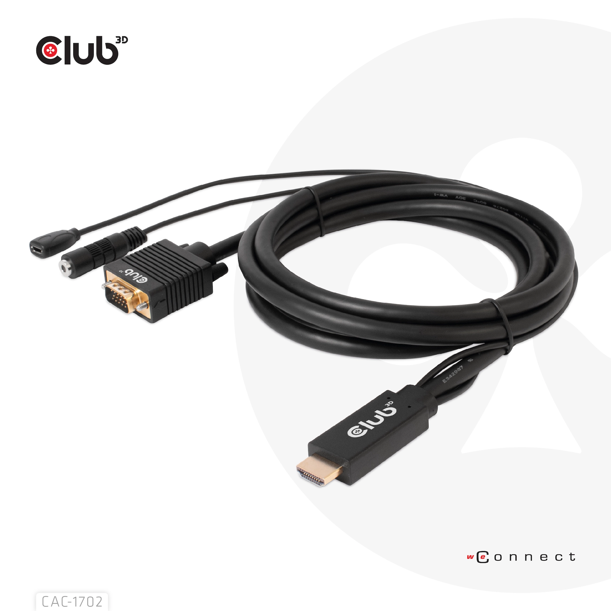 CLUB3D HDMI to VGA Cable M/M