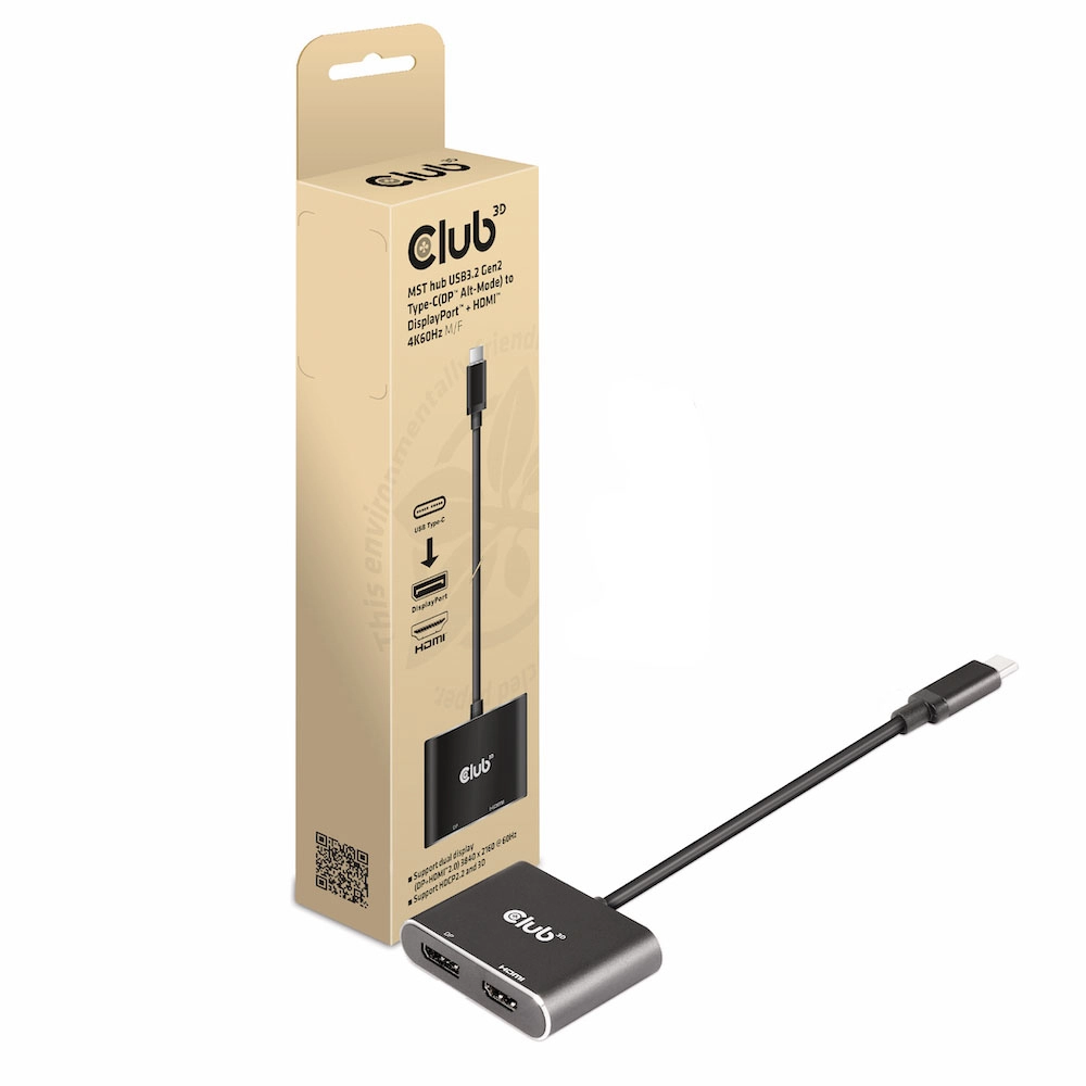 CLUB3D MST hub USB3.2 Gen2