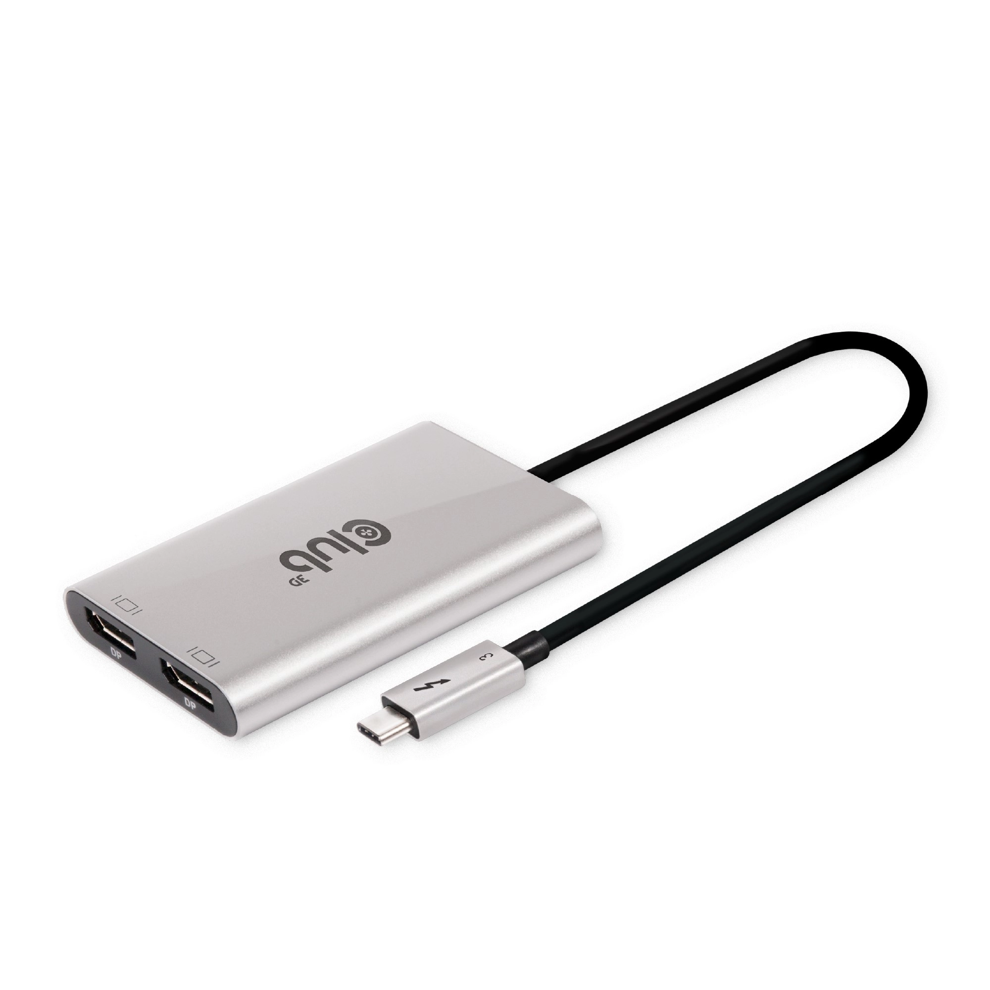 Club3D Adapter Thunderbolt 3 2x DP