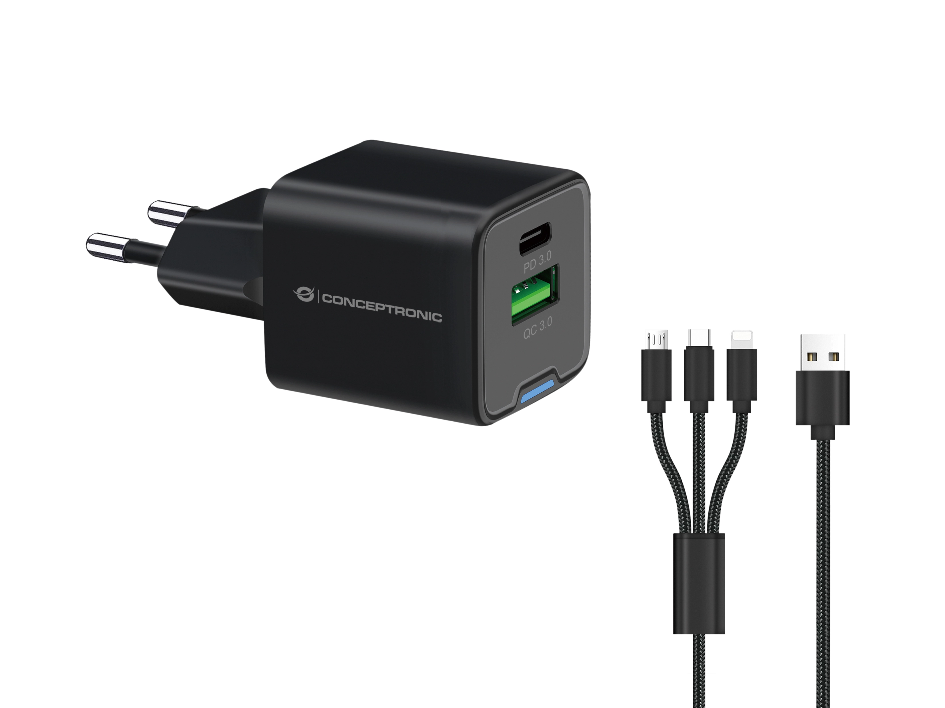 Conceptronic ALTHEA16B 2-Port 33W GaN USB