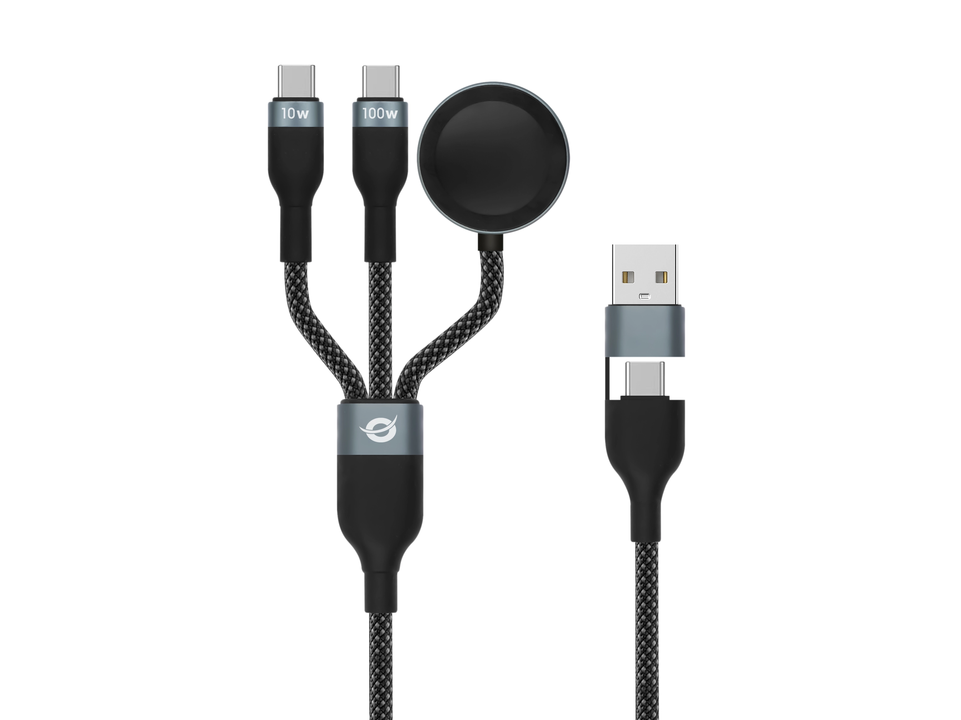 Conceptronic ETTA08B15 3-in-1 100W Fast Charging