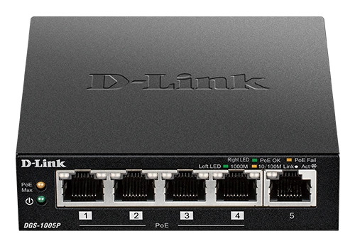 D-Link DGS-1005P/E 5209-27S DGS-1005P/E NUDLISW5P000004 0790069440984
