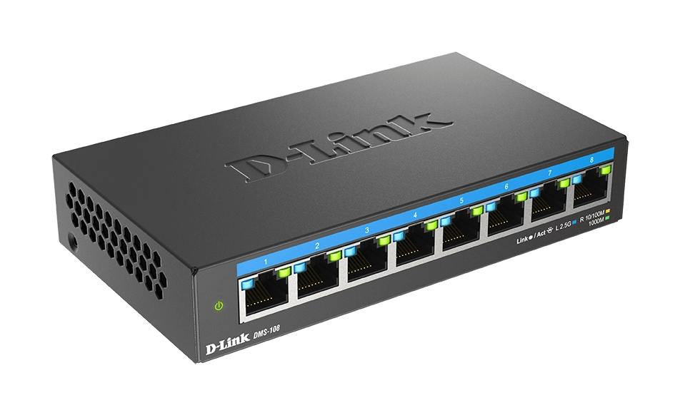 D-Link 8-Port 2.5G Multi-Gigabit Desktop