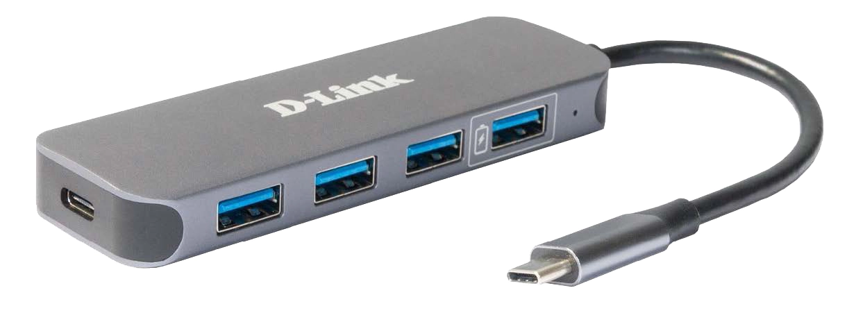 D-Link USB-C to 4-Port USB 3