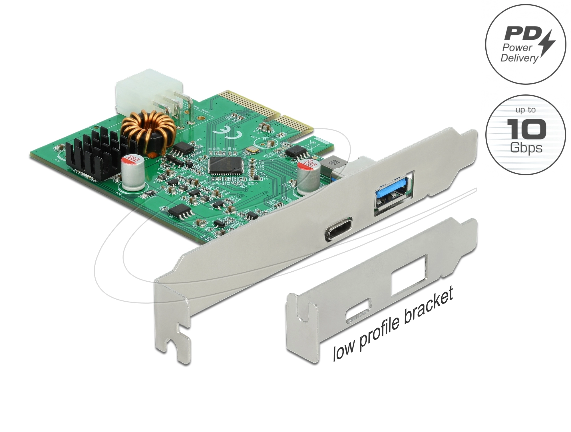 DELOCK PCI Express x4 Karte zu