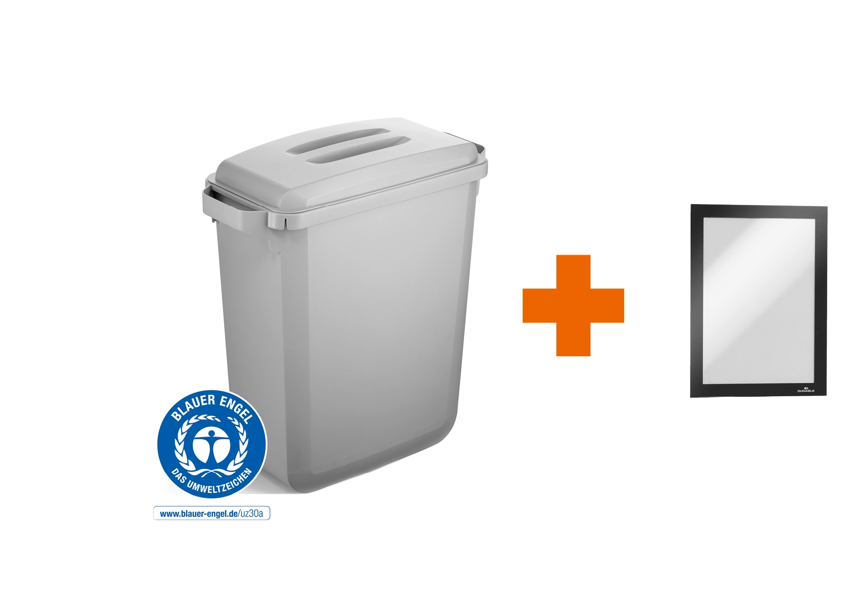 DURABLE Abfallbehälter DURABIN 60l ECO Deckel