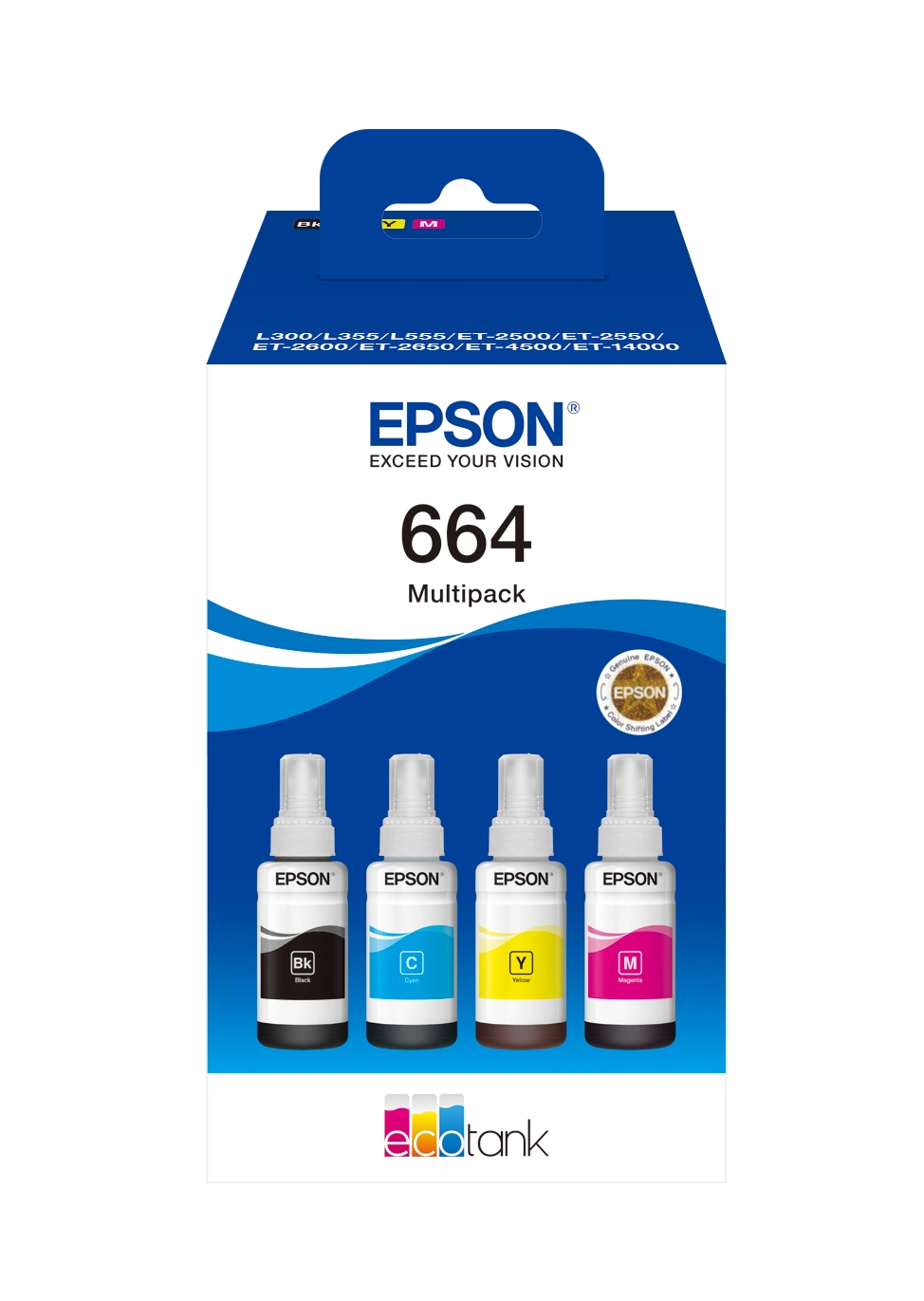 Epson 664 EcoTank 4-colour Multipack C13T664640
