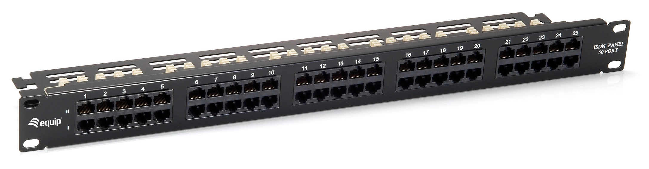 Equip 50-Port Cat.3 RJ45 ISDN