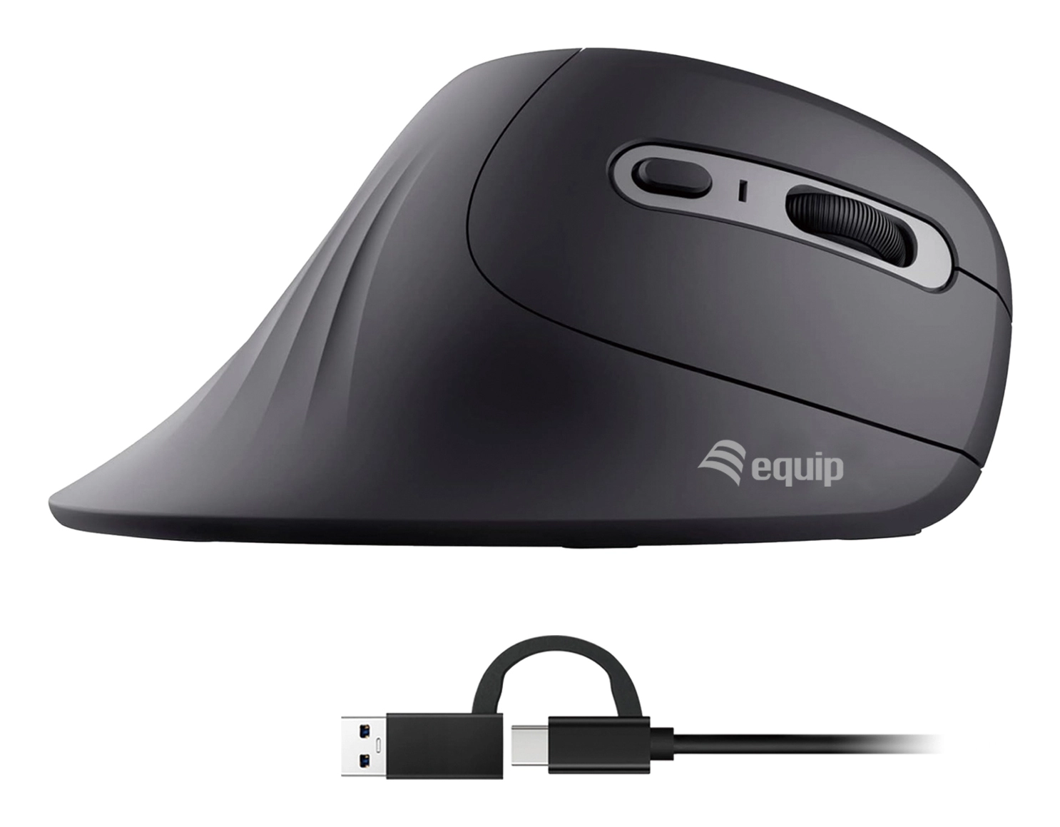 Equip Ergonomic Mouse USB-A/-C Stker 1