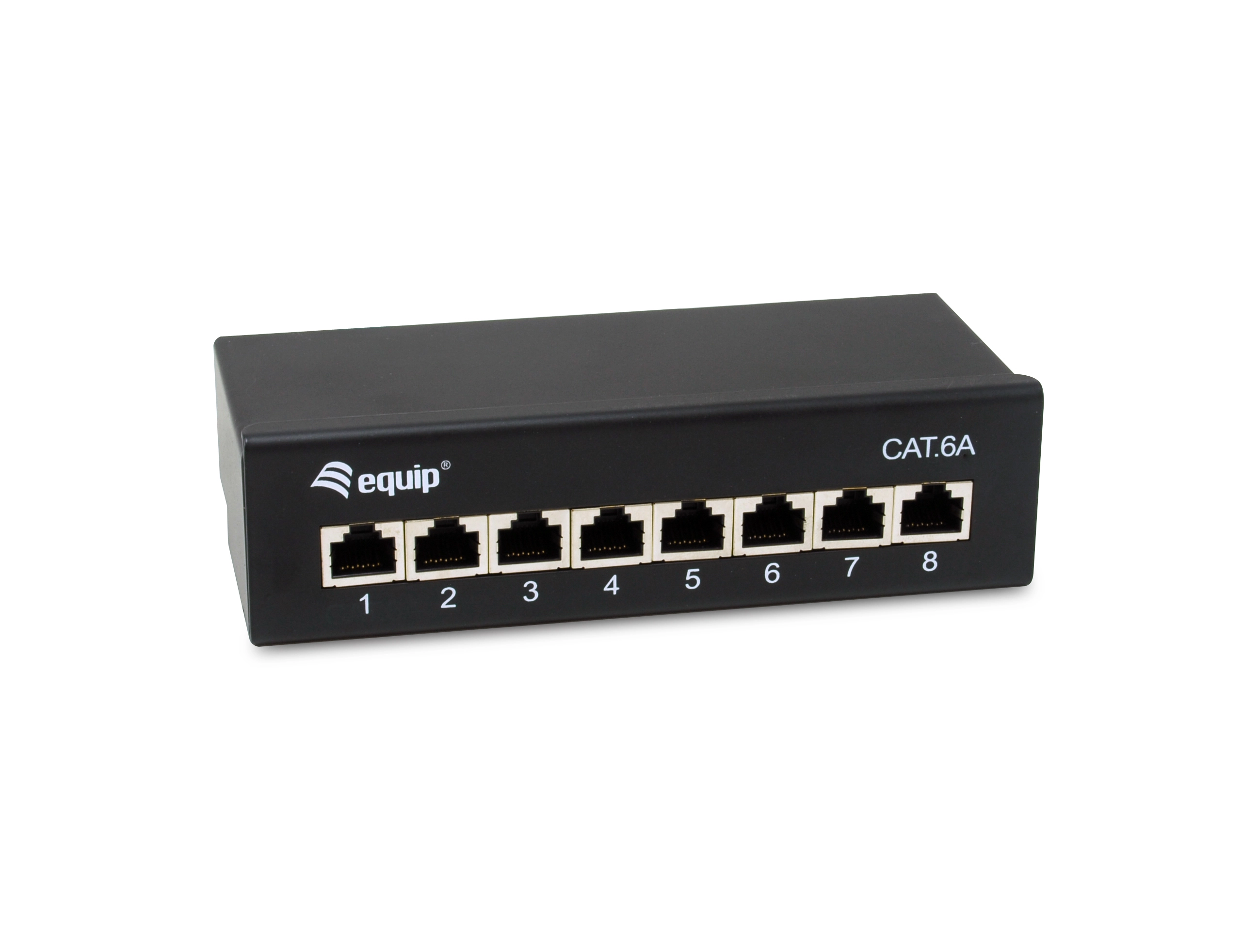 Equip Patchpanel 8xRJ45 Cat6a Desktop 500MHz