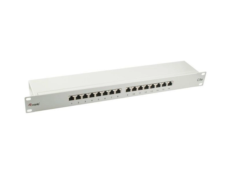 Equip 19" Patchpanel 16xRJ45 Cat5e FTP