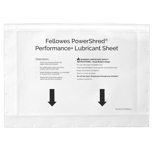 Fellowes 4025601 paper shredder accessory Lubricant