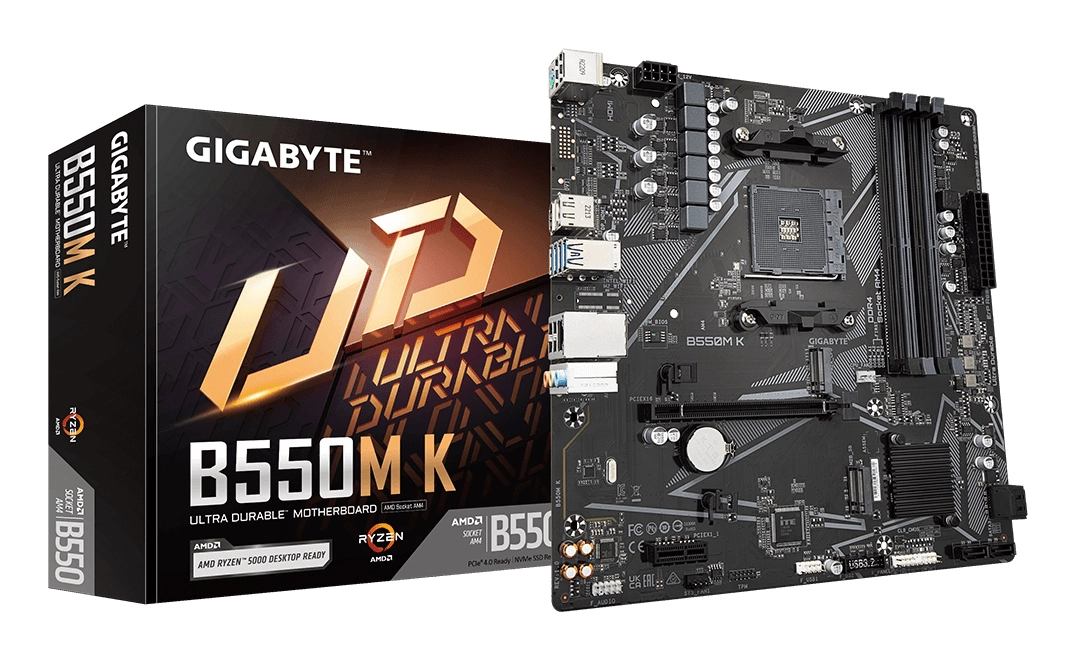 GIGABYTE B550M K Motherboard - AMD