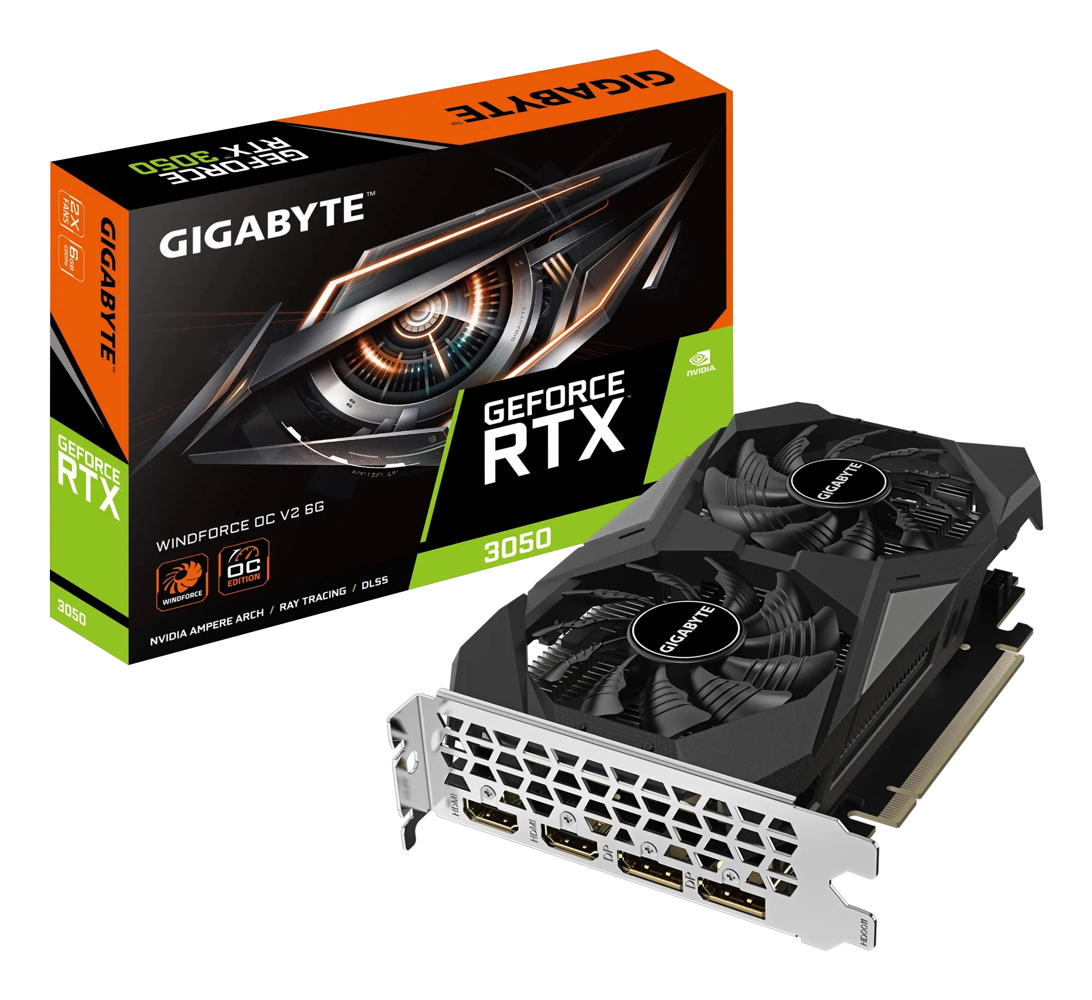 GIGABYTE GeForce RTX 3050 WINDFORCE OC