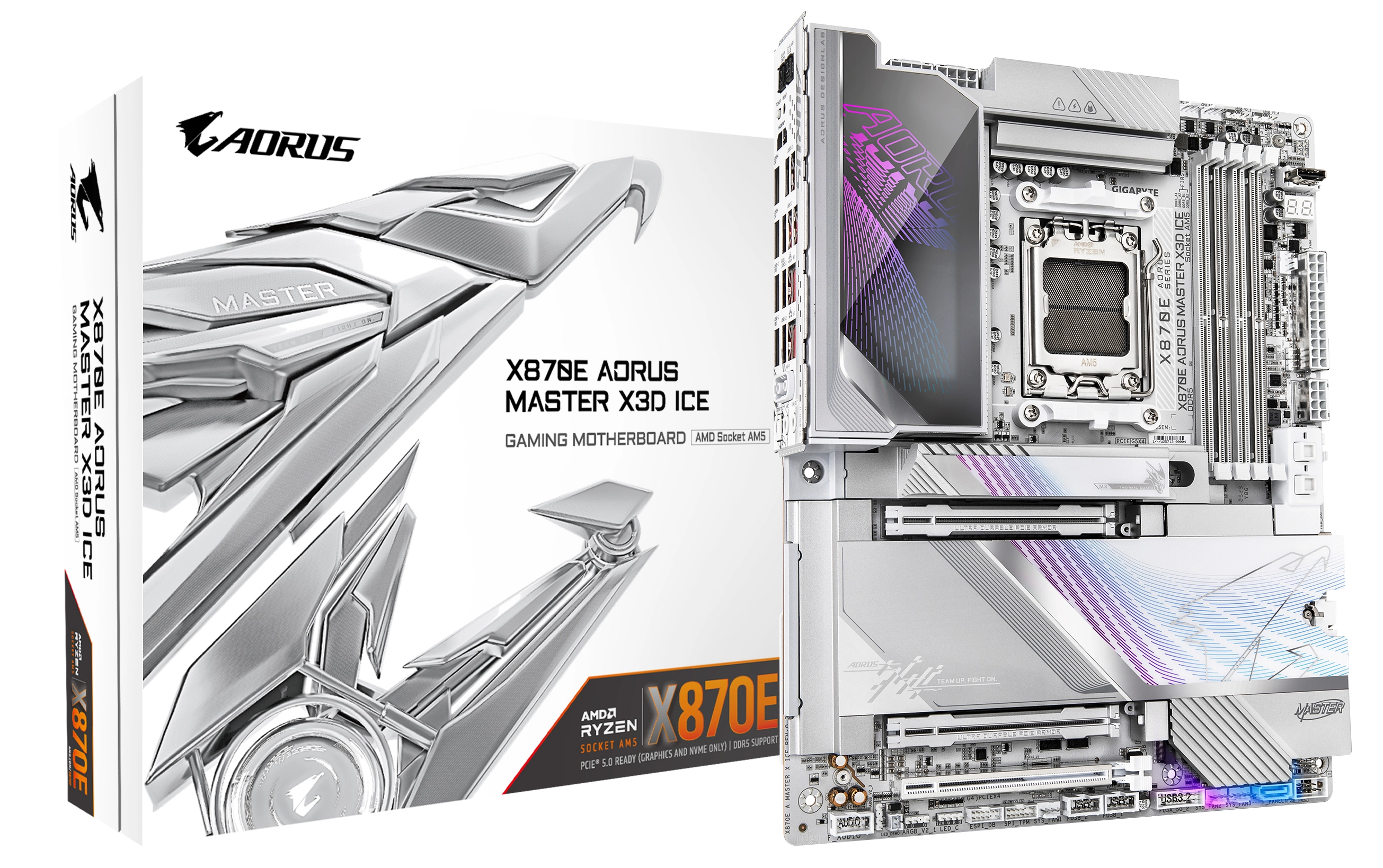 Gigabyte X870E AORUS MASTER X3D ICE