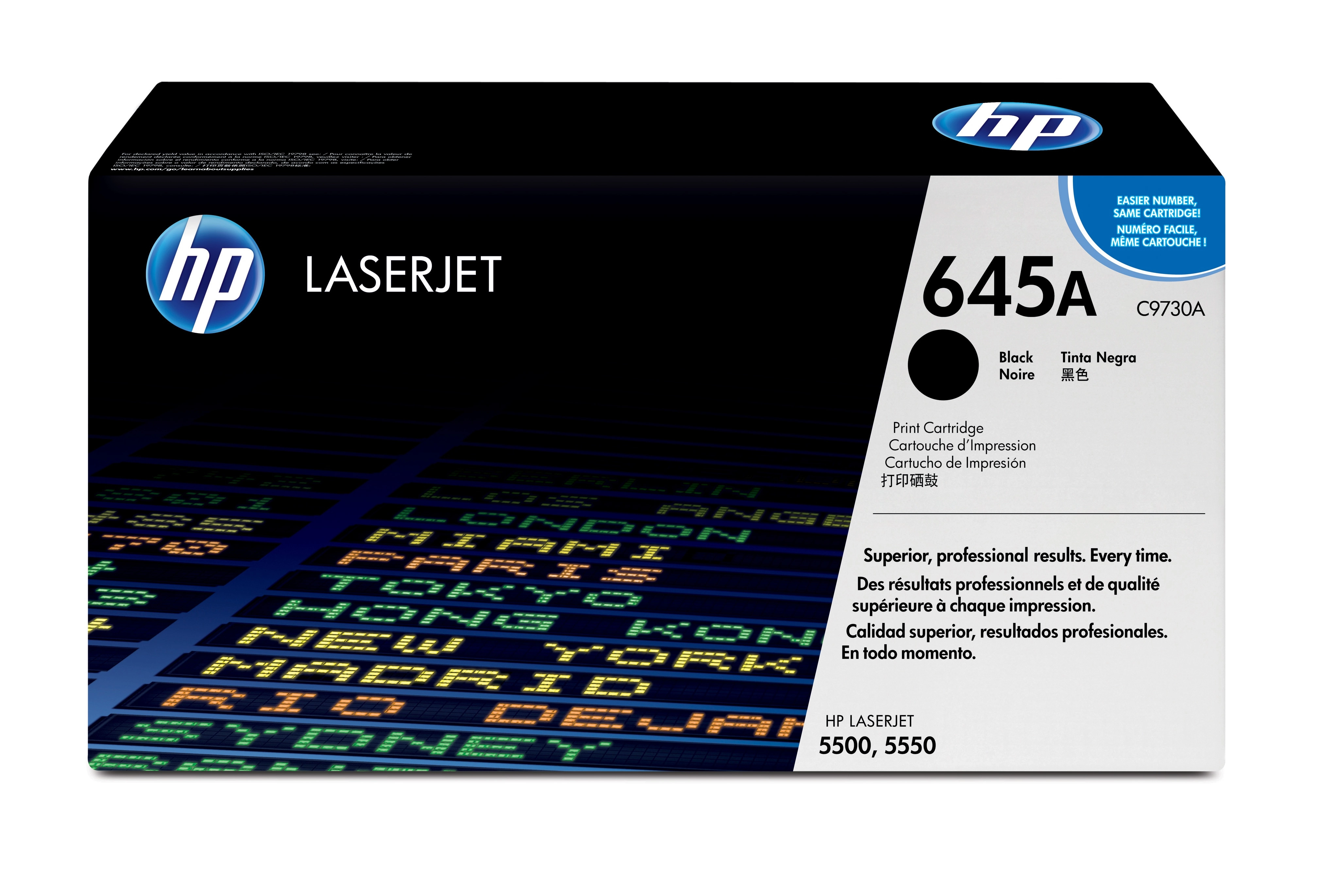 HP 645A Schwarz LaserJet Tonerpatrone C9730A
