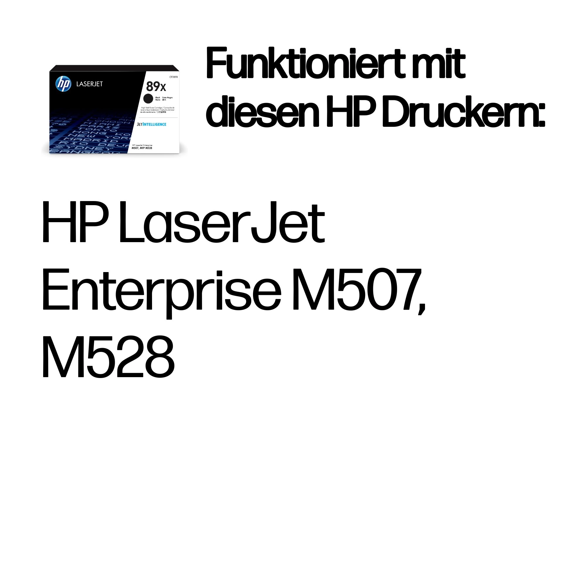 HP 89X Schwarz LaserJet Tonerpatrone CF289X