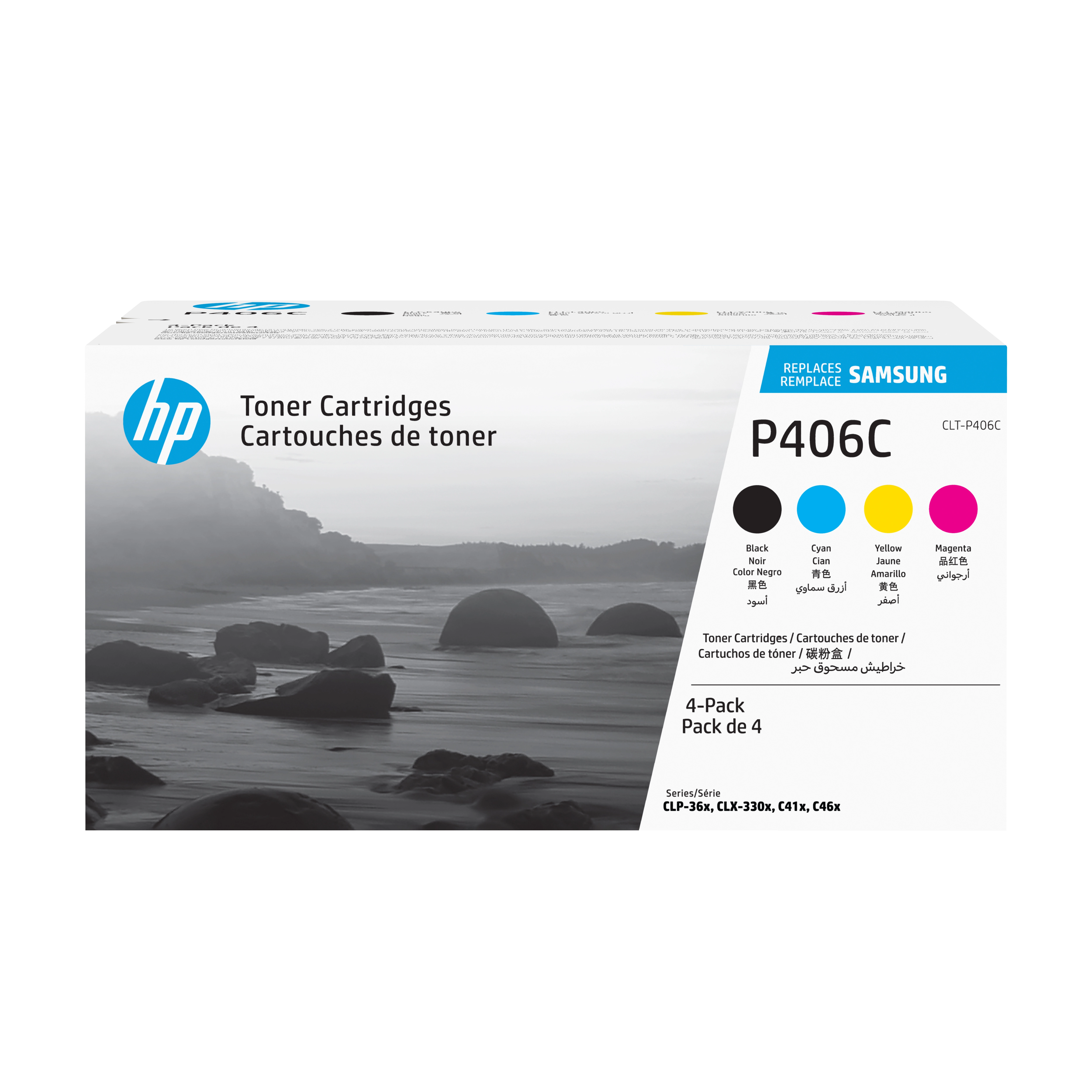 HP replaces Samsung CLT-P406C 4-pack black