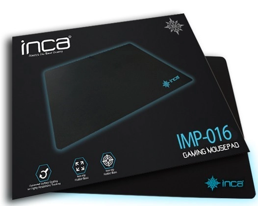 INCA Gaming Mauspad IMP-16 220x350x3mm  schwarz