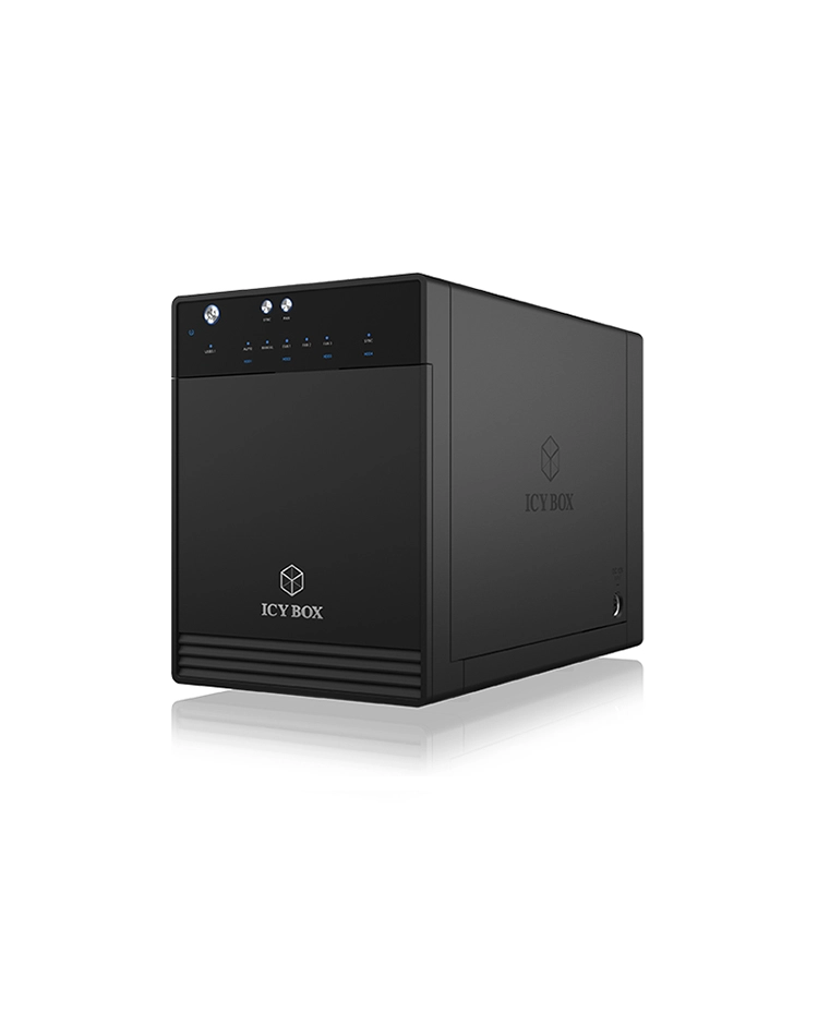 ICY BOX IB-3740-C31 HDD/SSD enclosure Black