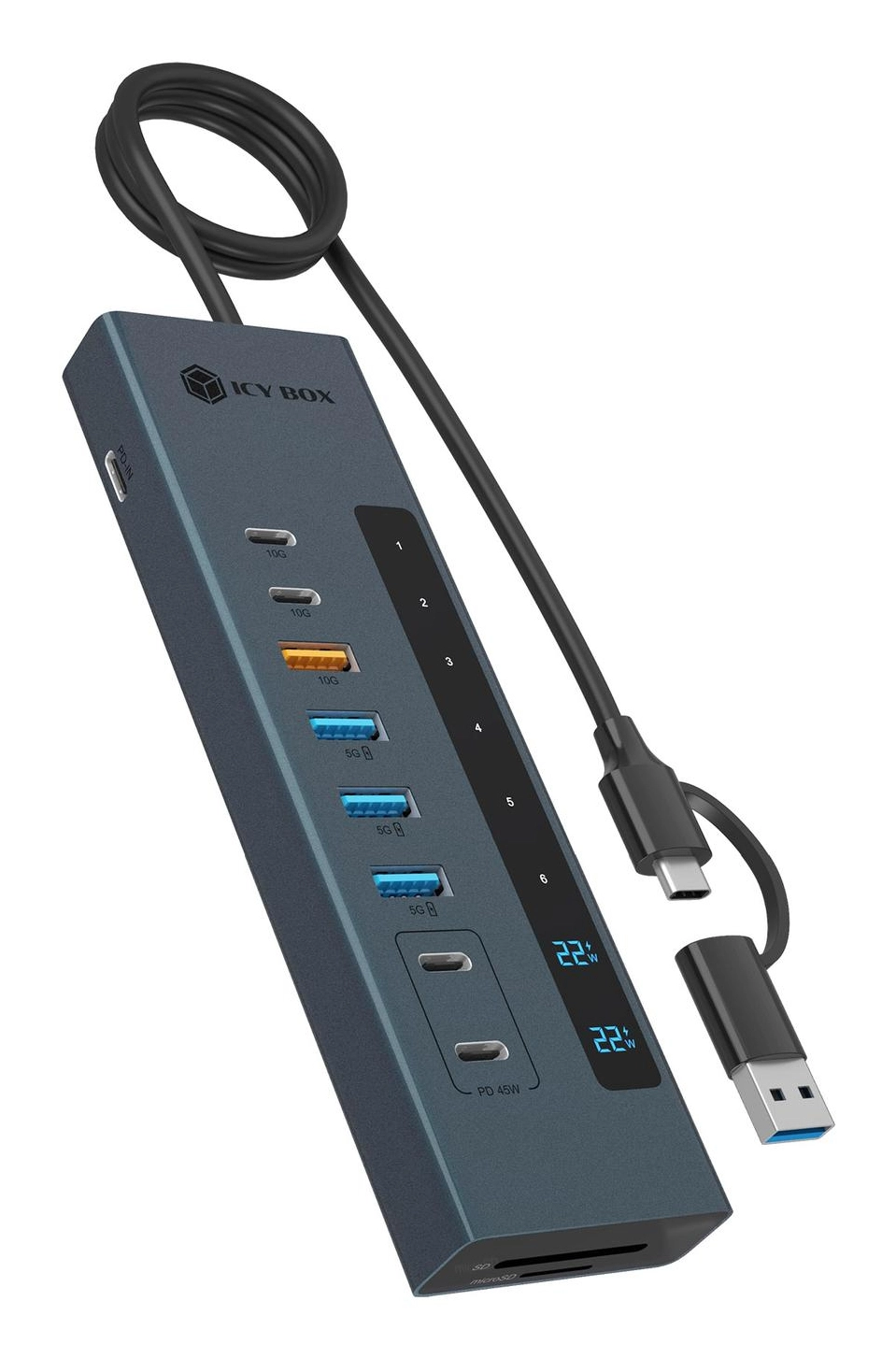 ICY BOX 11-in-1 USB Type-C hub