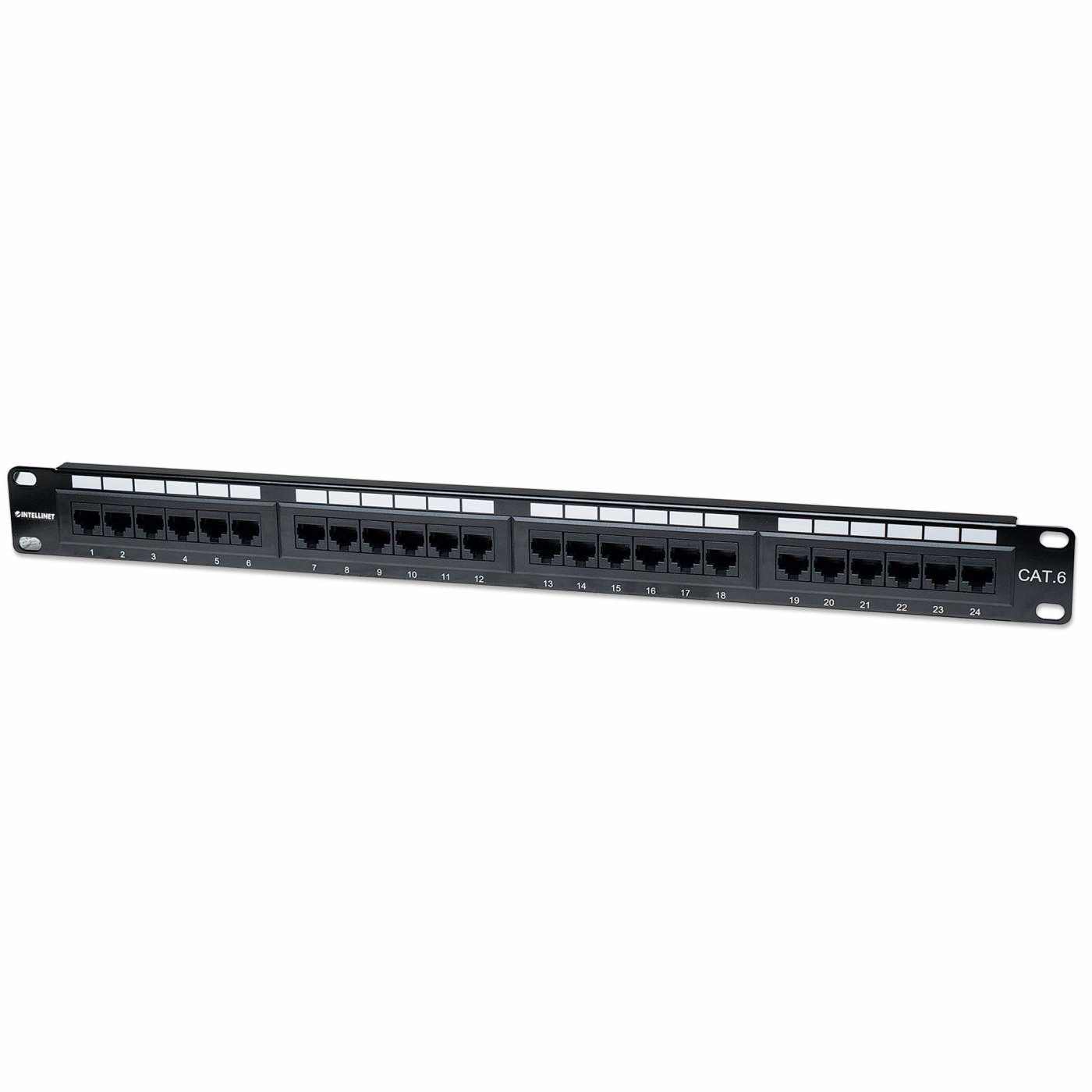 Intellinet Patch Panel  Cat6  UTP  24-Port