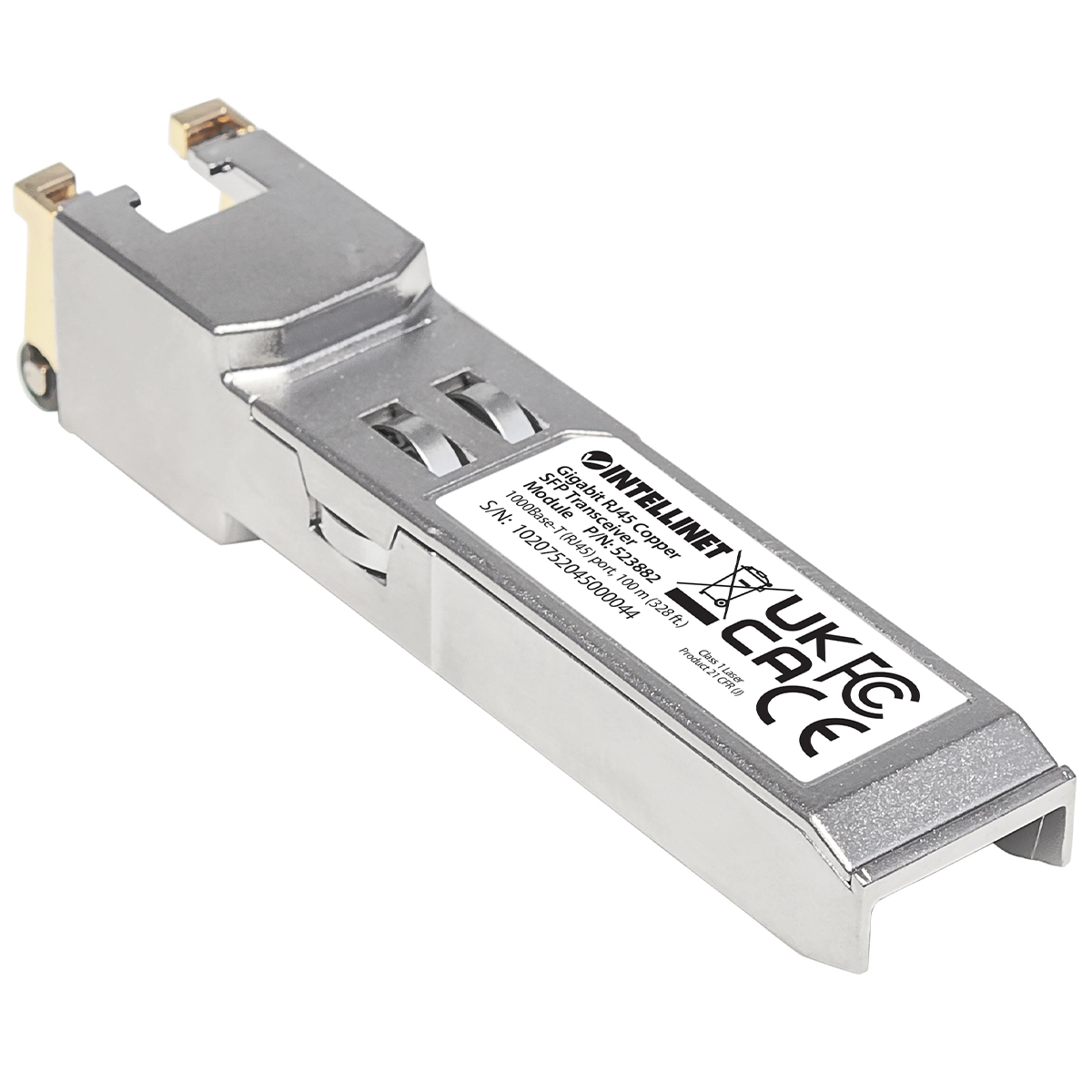 INTELLINET Gigabit SFP Tranceiver RJ45 1000Base