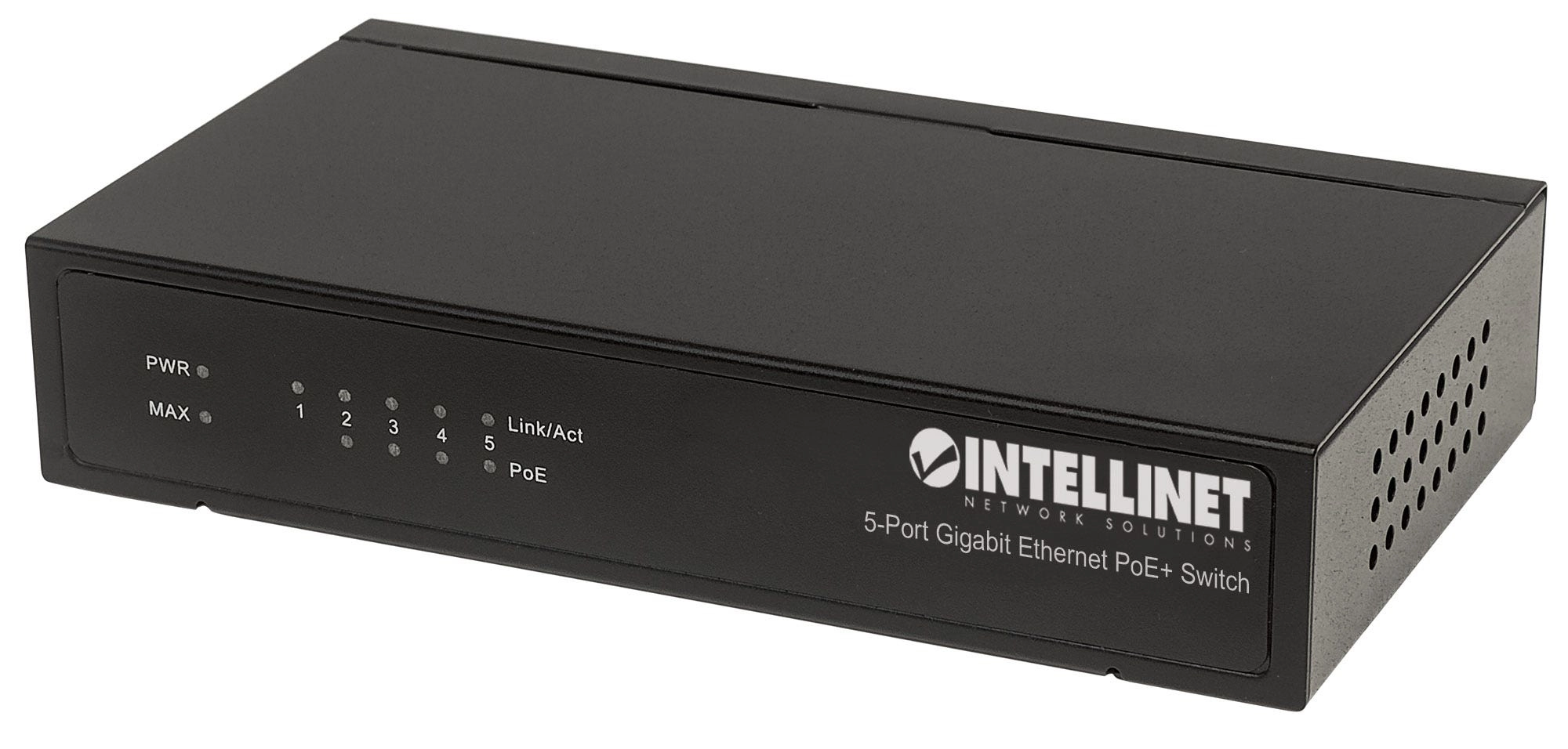 Intellinet 5-Port Gigabit Ethernet PoE+ Switch