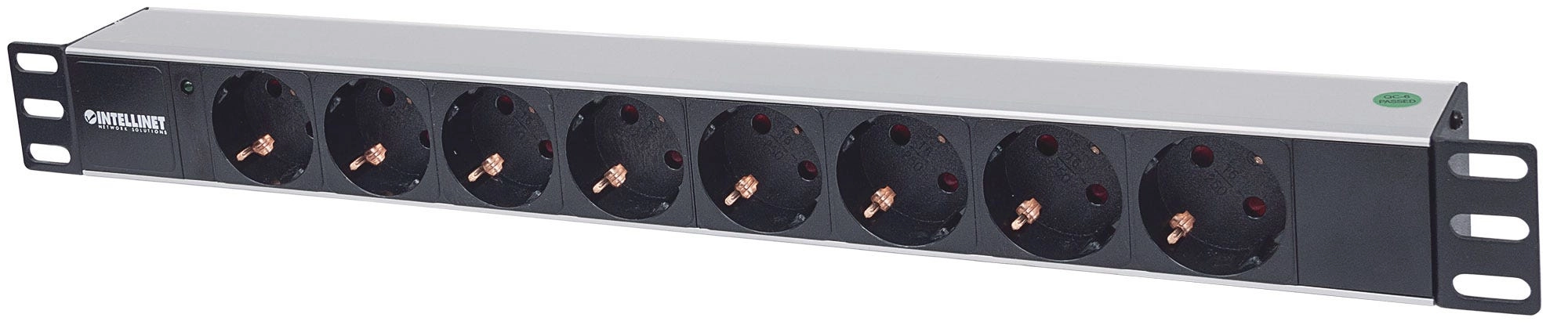 Intellinet 19" 1U Rackmount 8-Output Power
