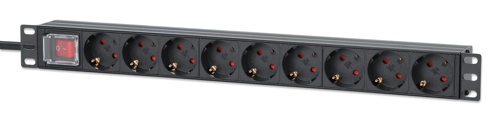 INTELLINET power strip 9-way 2m cable