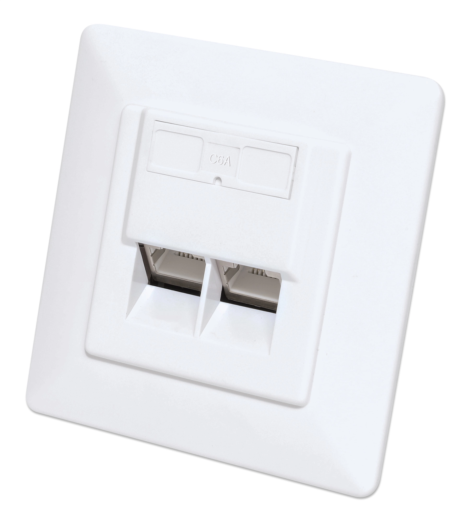 Intellinet 2-Port Cat6a 10G Shielded RJ45