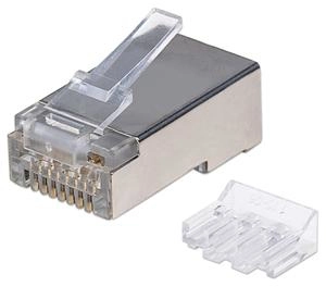 INTELLINET modular plug RJ45 Cat6A STP