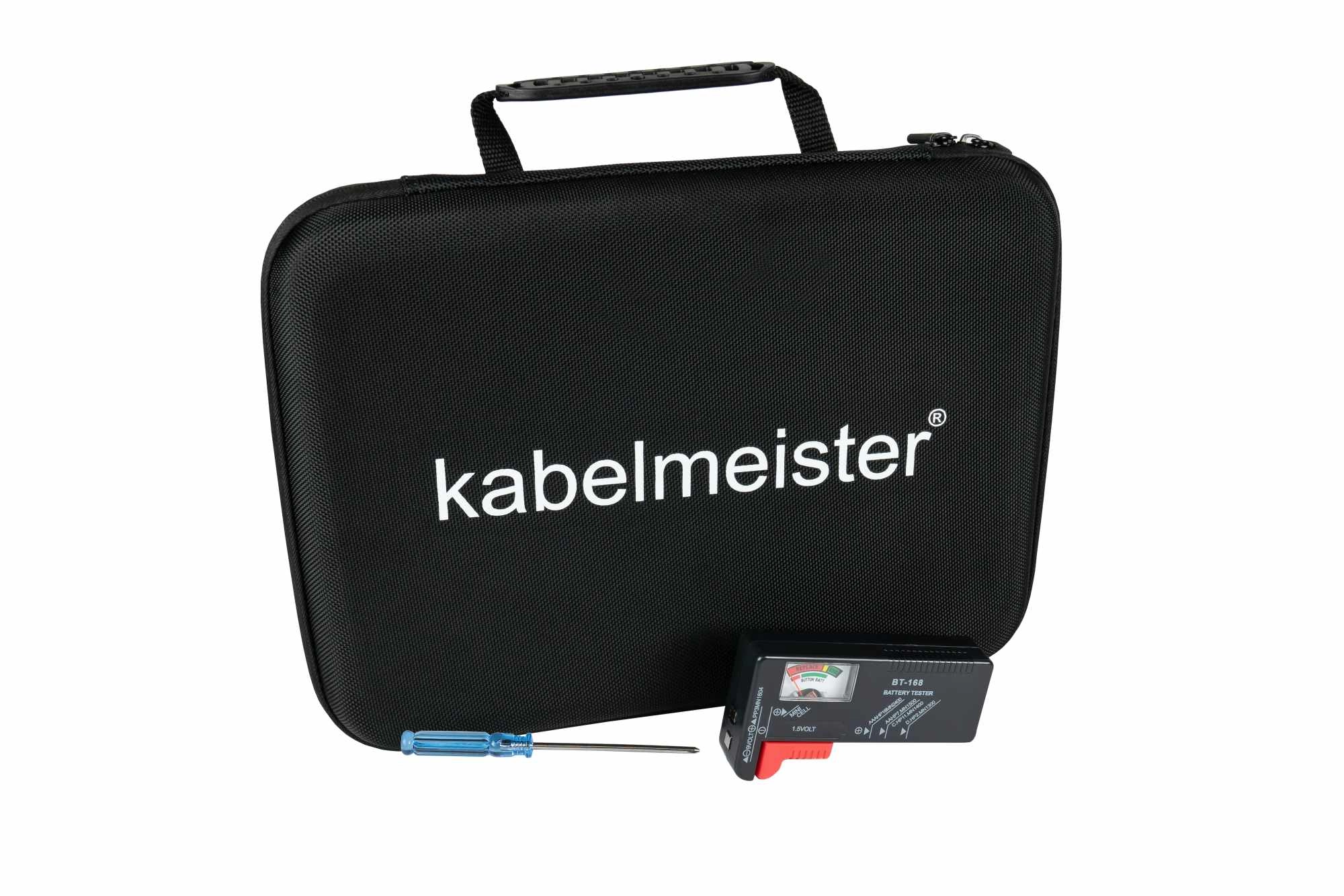 Kabelmeister Batterie Case für Batterien/-Akkus inkl