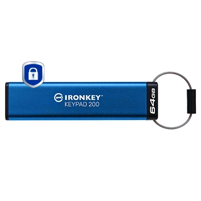 Kingston Technology IronKey 64GB Keypad 200