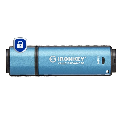 Kingston Technology IronKey 64GB Vault Privacy