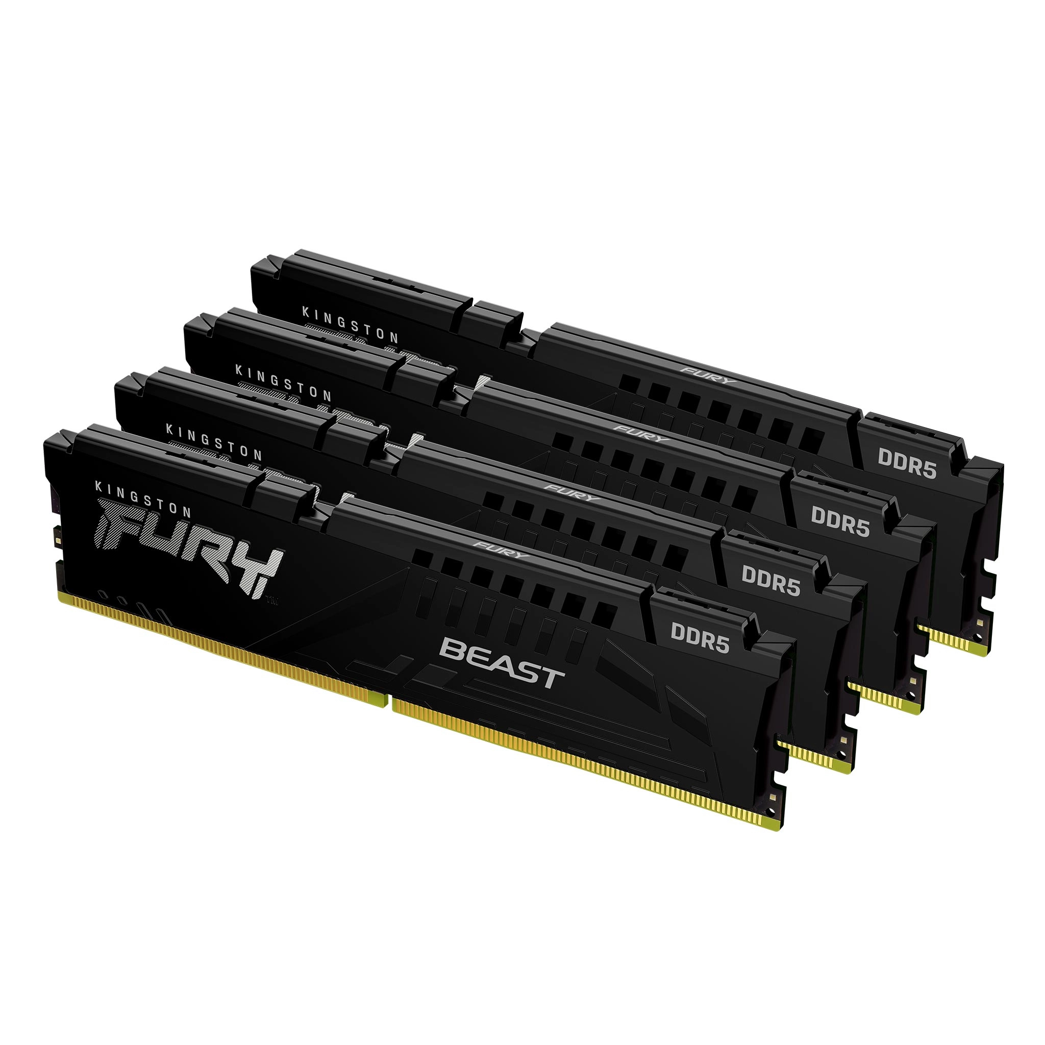 Kingston Technology FURY Beast atmiņas modulis 64 GB 4 x 16 GB DDR5 6000 MT/s 288-pin DIMM