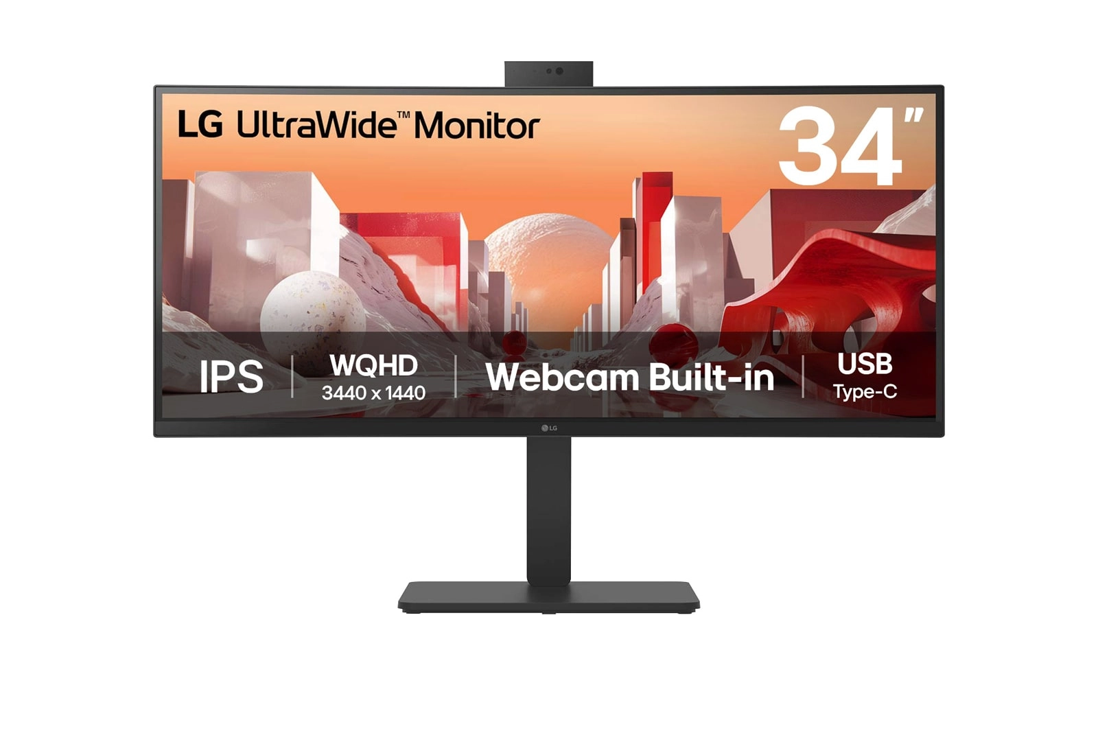 LG 34BA85QE-B computer monitor 86.4