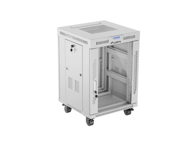 LANBERG 19" 15U 600x600 freist. LCD