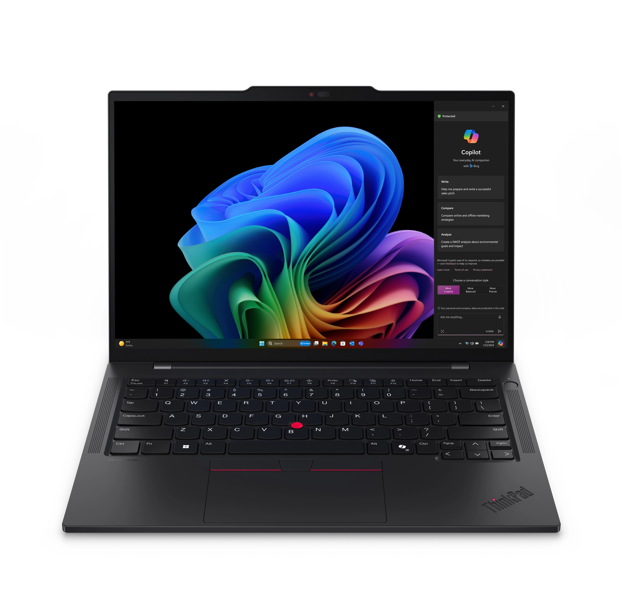 Lenovo ThinkPad T14s Gen 6 Snapdragon® X Elite piezīmjdators 35,56 cm (14 collas)