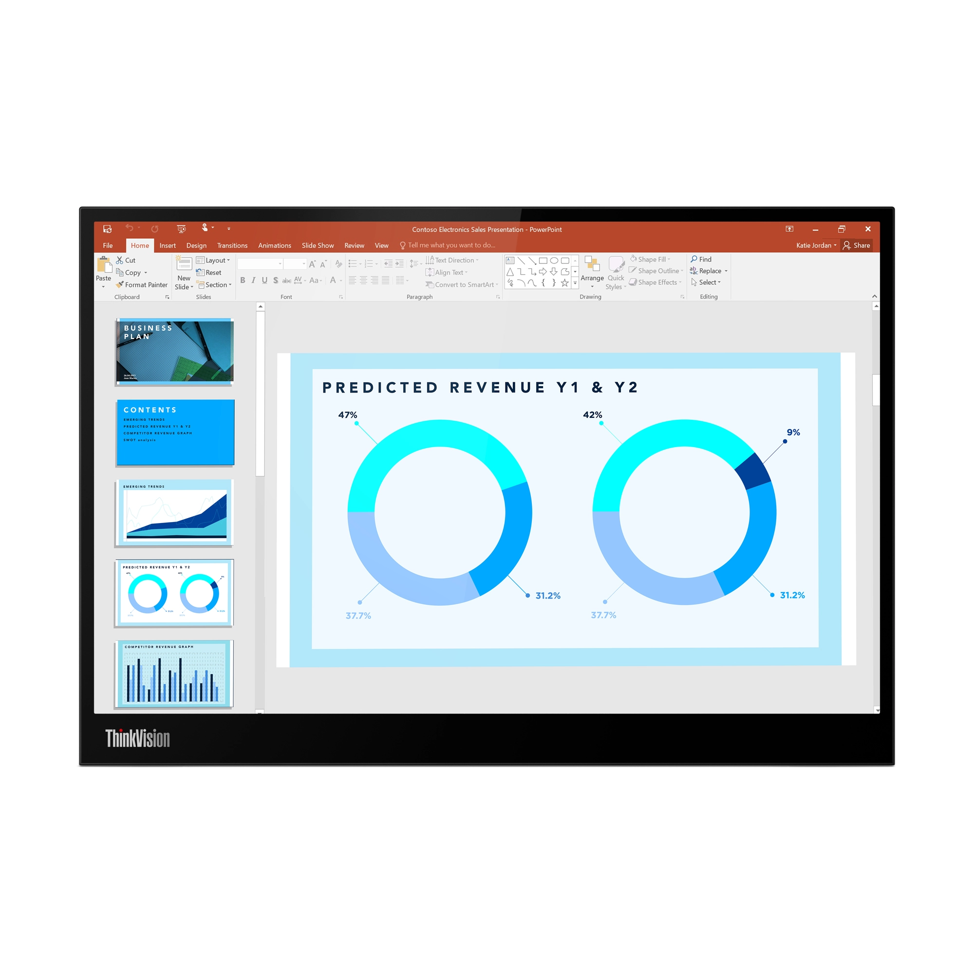 ThinkVision M14d 14" IPS 16:10