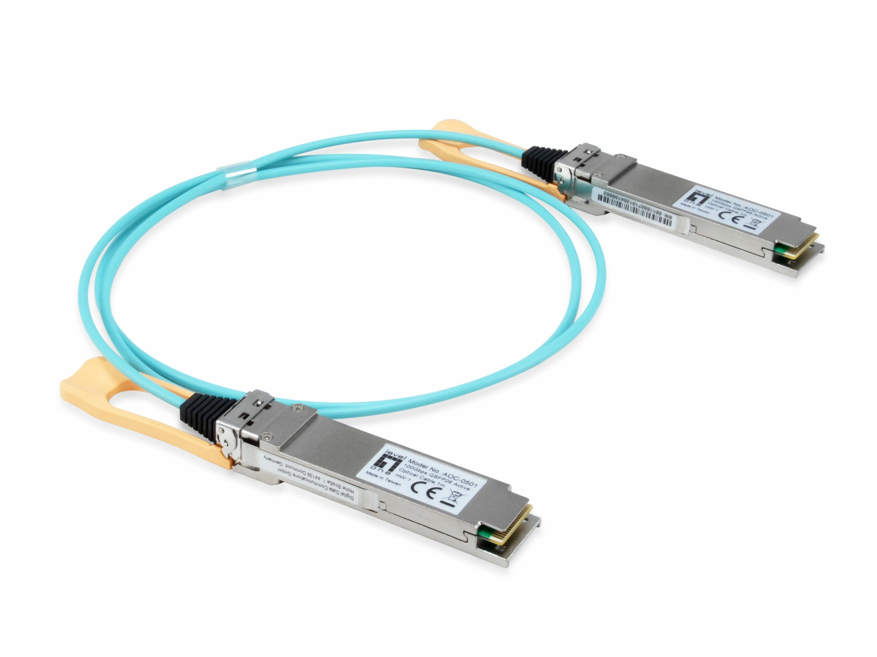 LevelOne AOC-0503 network transceiver module Fiber