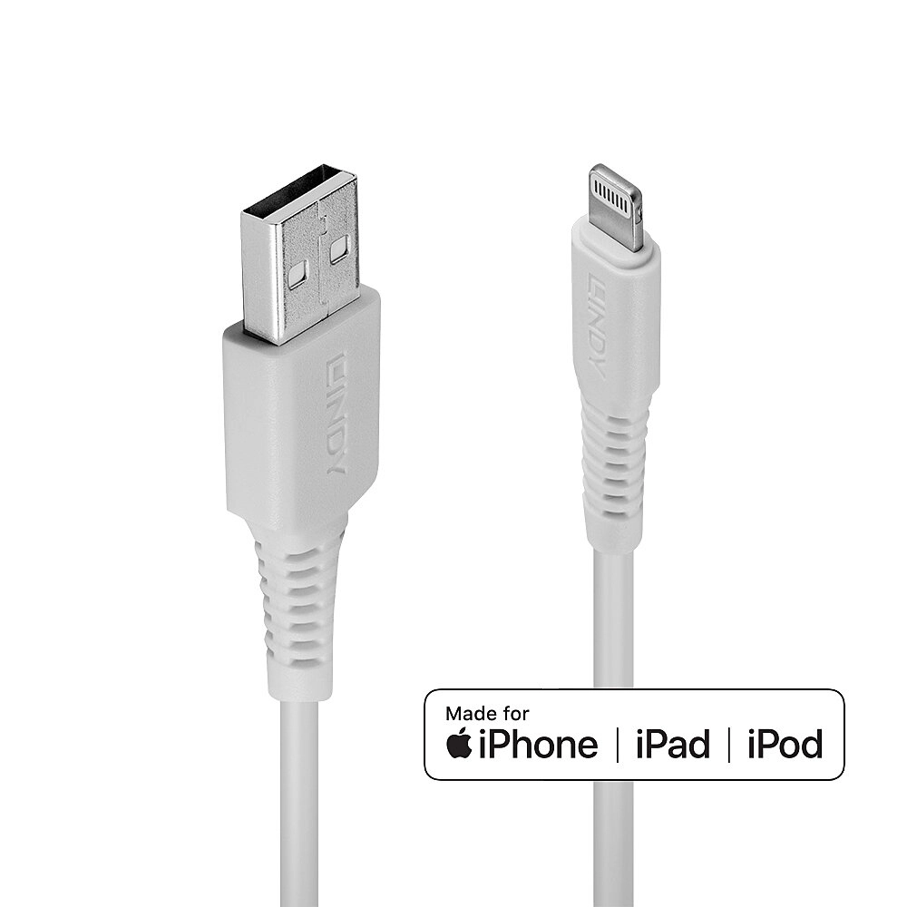LINDY USB to Lightning cable white