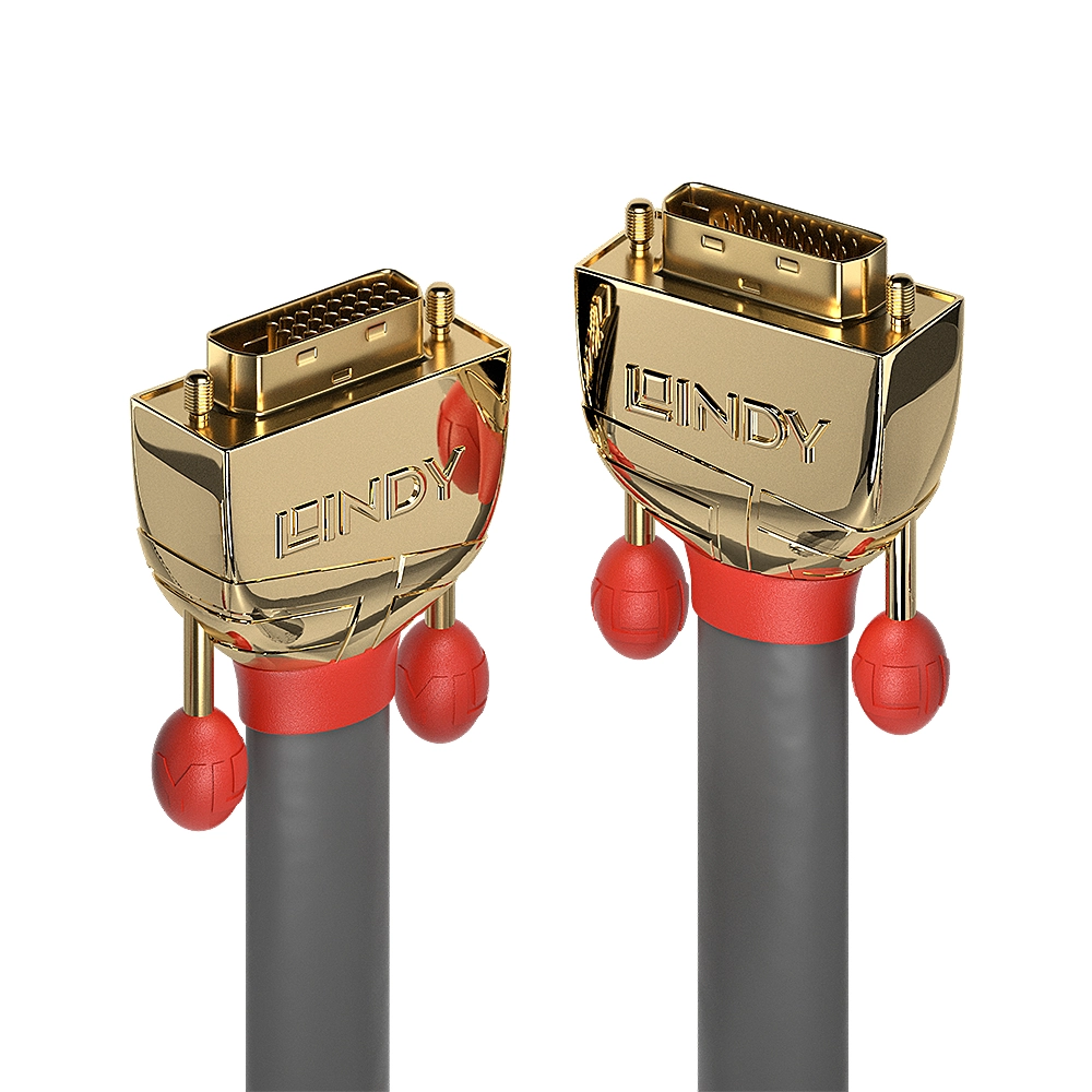 LINDY DVI-D Dual Link Kabel Gold