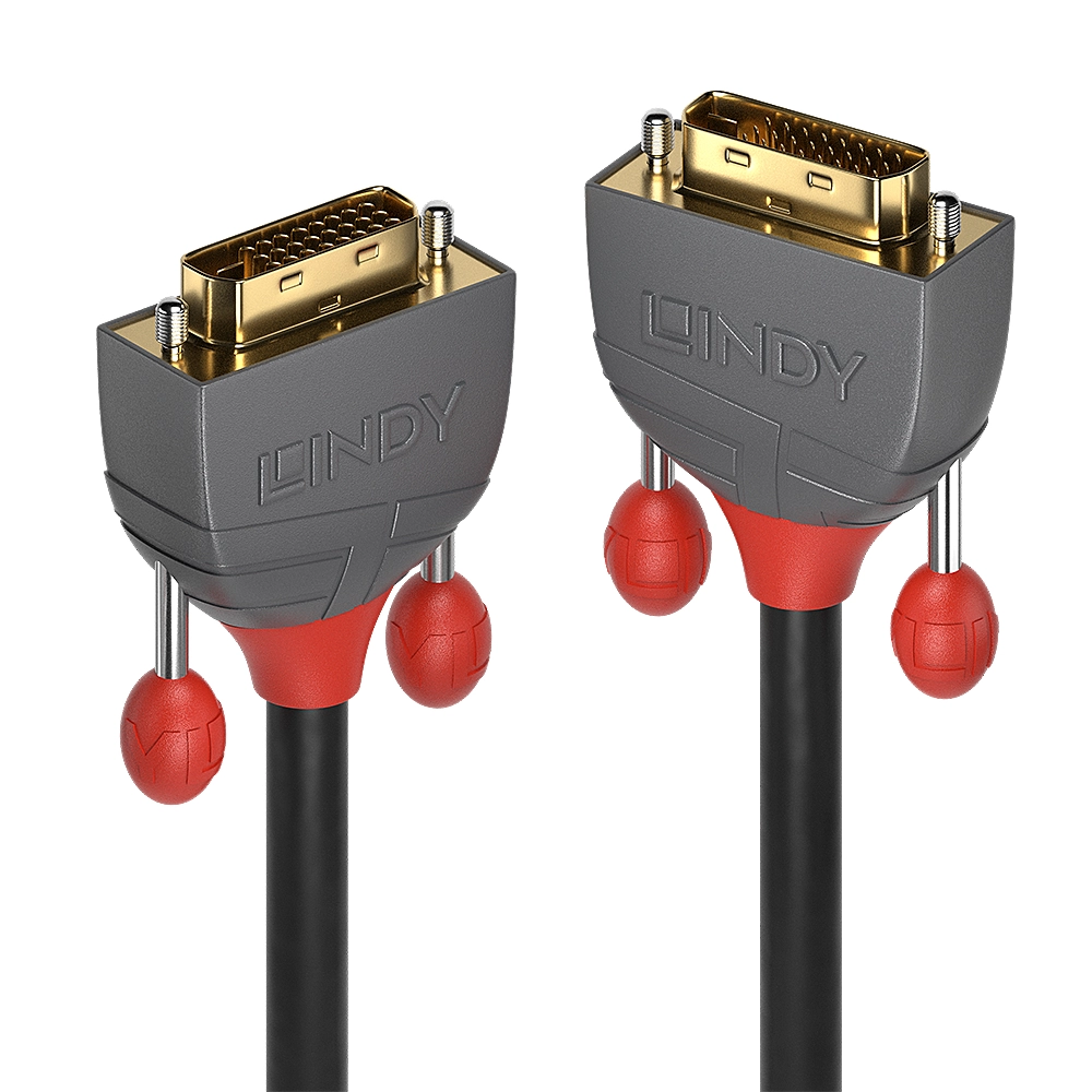 LINDY DVI-D Dual Link Kabel Anthra