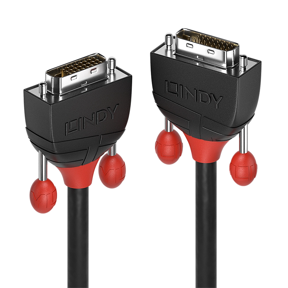 LINDY DVI-D Dual Link Kabel Black